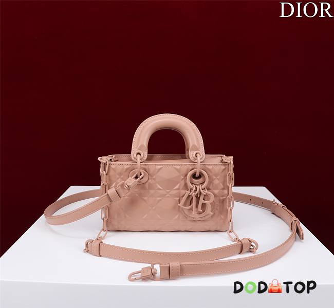 Dior Super Mini Lady D-Joy Micro Pink Size 16.5 x 6 x 10 cm - 1