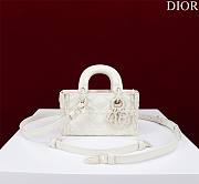 Dior Super Mini Lady D-Joy Micro White Size 16.5 x 6 x 10 cm - 1