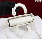 Dior Super Mini Lady D-Joy Micro White Size 16.5 x 6 x 10 cm - 2