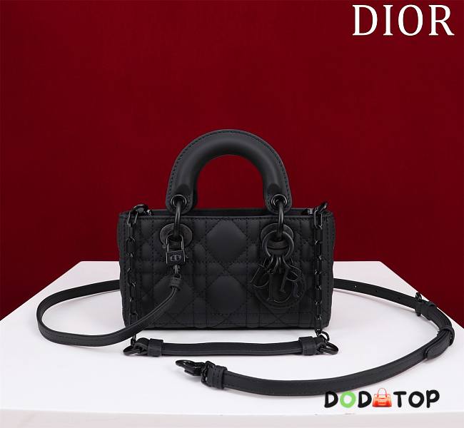 Dior Super Mini Lady D-Joy Micro Black Size 16.5 x 6 x 10 cm - 1