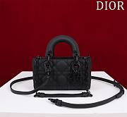 Dior Super Mini Lady D-Joy Micro Black Size 16.5 x 6 x 10 cm - 1