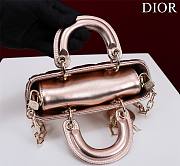 Dior Super Mini Lady D-Joy Micro Metallic Size 16.5 x 6 x 10 cm - 4