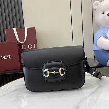 Gucci Horsebit 1955 Black Bag Size 26 x 17.5 x 10 cm