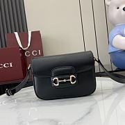 Gucci Horsebit 1955 Black Bag Size 20 x 14.5 x 5 cm - 1