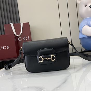 Gucci Horsebit 1955 Black Bag Size 20 x 14.5 x 5 cm