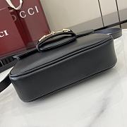 Gucci Horsebit 1955 Black Bag Size 20 x 14.5 x 5 cm - 4