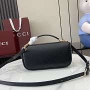 Gucci Horsebit 1955 Black Bag Size 22.5 x 12.5 x 5.5 cm - 6