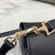 Gucci Horsebit 1955 Black Bag Size 22.5 x 12.5 x 5.5 cm - 3