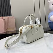 Miu Miu Arcadie Leather Bag White Size 22 x 10.5 x 7.5 cm - 6