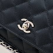 Chanel WOC Bow Black Bag Size 12.3 x 19.2 x 3.5 cm - 4