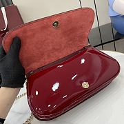 Gucci Crossbody Patent Leather Red Bag 29.5 x 12.5 x 7 cm - 5