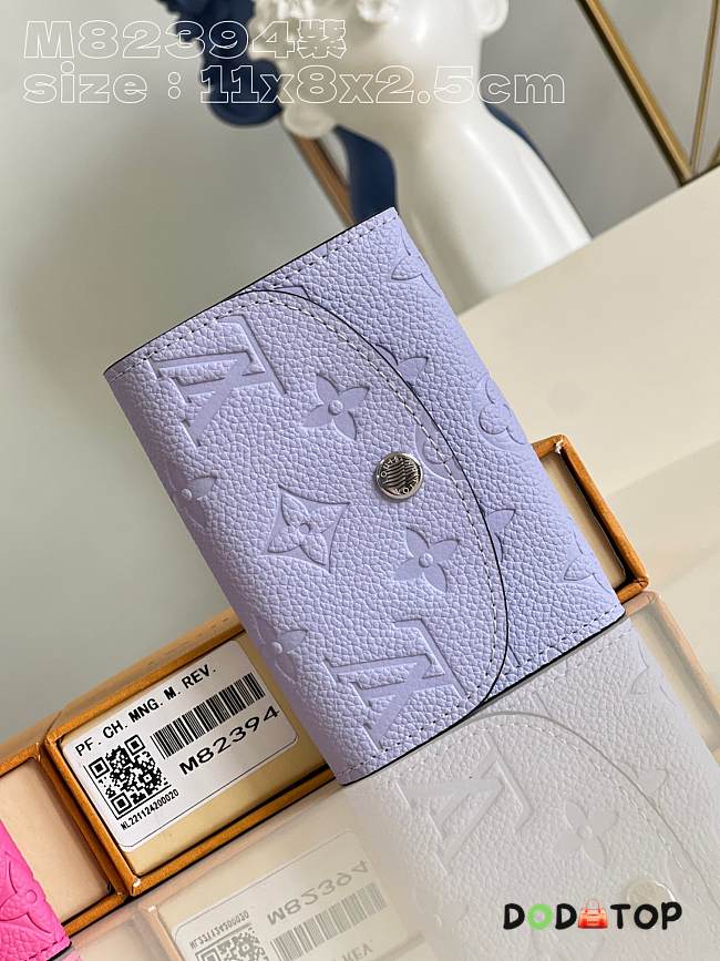 Louis Vuitton M82485 Purple Rosalie Coin Purse Size 11 x 8 x 2.5 cm - 1