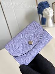 Louis Vuitton M82485 Purple Rosalie Coin Purse Size 11 x 8 x 2.5 cm - 5