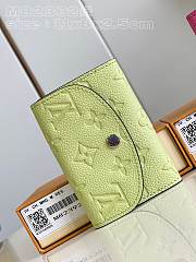 Louis Vuitton M82485 Green Rosalie Coin Purse Size 11 x 8 x 2.5 cm - 1