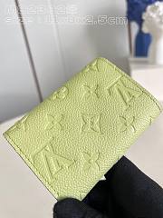 Louis Vuitton M82485 Green Rosalie Coin Purse Size 11 x 8 x 2.5 cm - 6