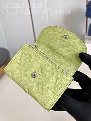 Louis Vuitton M82485 Green Rosalie Coin Purse Size 11 x 8 x 2.5 cm - 3