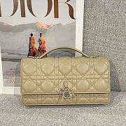 Dior Miss Dior Top Handle Bag Apricot Size 21 x 11.5 x 4.5 cm - 1