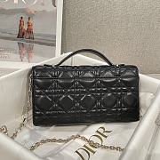 Dior Miss Dior Top Handle Bag Black Size 21 x 11.5 x 4.5 cm - 2