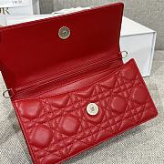 Dior Miss Dior Top Handle Bag Red Size 21 x 11.5 x 4.5 cm - 2