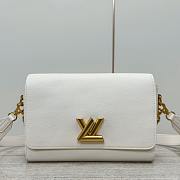 Louis Vuitton LV M25359 Soft Twist White HandBag Size 27 x 19 x 9 cm - 1