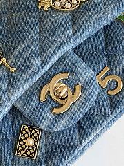 Chanel Limited Edition Vintage Badge Denim Size 20 - 2