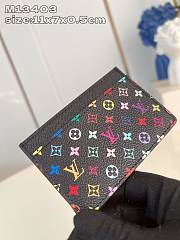 Louis Vuitton x Murakami Black Card Holder Size 11 x 7 x 0.5 cm - 3