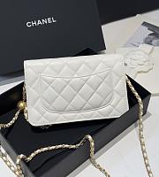 Chanel Small Gold Ball WOC Fortune Bag White Size 19.2 cm - 6