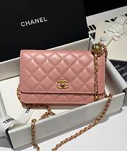 Chanel Small Gold Ball WOC Fortune Bag Pink Size 19.2 cm - 1