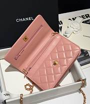 Chanel Small Gold Ball WOC Fortune Bag Pink Size 19.2 cm - 3