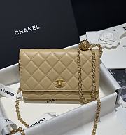 Chanel Small Gold Ball WOC Fortune Bag Apricot Size 19.2 cm - 1