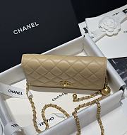 Chanel Small Gold Ball WOC Fortune Bag Apricot Size 19.2 cm - 6