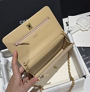 Chanel Small Gold Ball WOC Fortune Bag Apricot Size 19.2 cm - 3