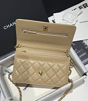 Chanel Small Gold Ball WOC Fortune Bag Apricot Size 19.2 cm - 2