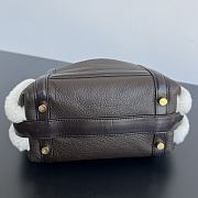 Bottega Veneta Wallace Mini Lamb Fur Top-Handle Bag Size 20 x 13 x 9.5 cm - 3