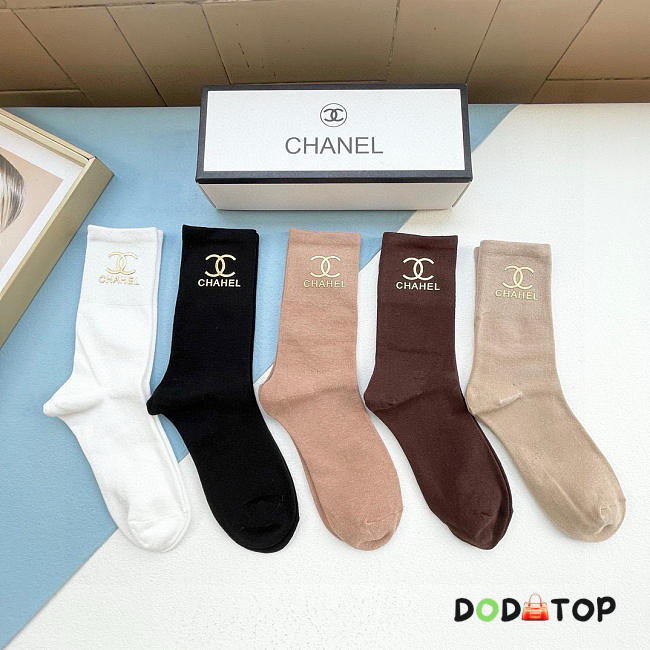 Chanel Socks (5 pairs) - 1