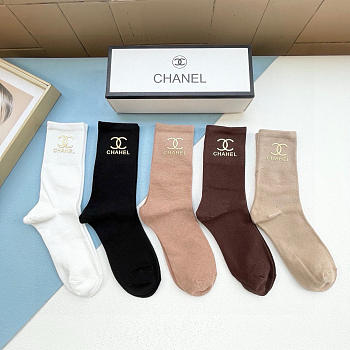 Chanel Socks (5 pairs)