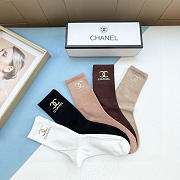 Chanel Socks (5 pairs) - 5