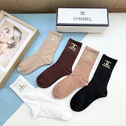 Chanel Socks (5 pairs) - 3