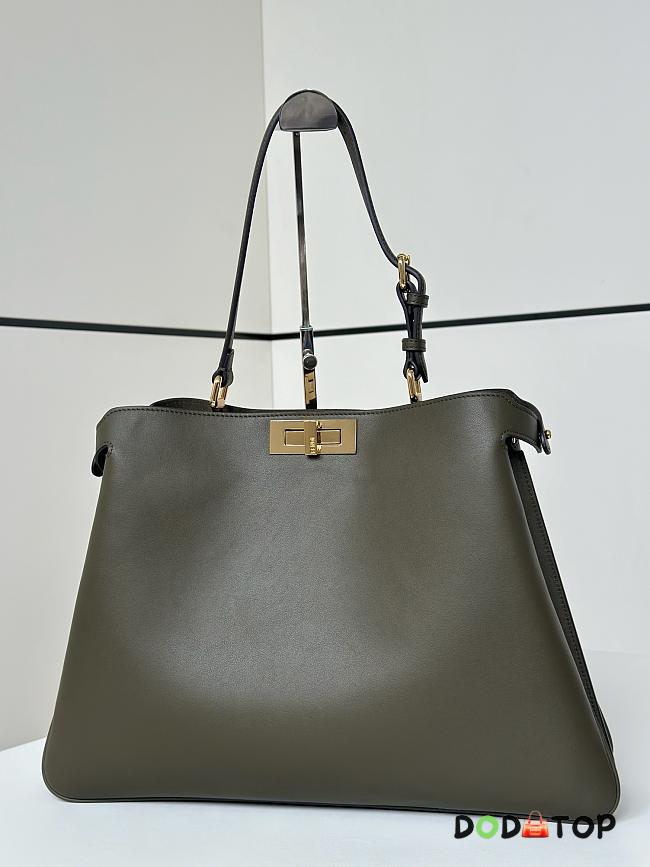 Fendi Peekaboo Soft Large Green Size 40.5 x 13 x 28 cm - 1