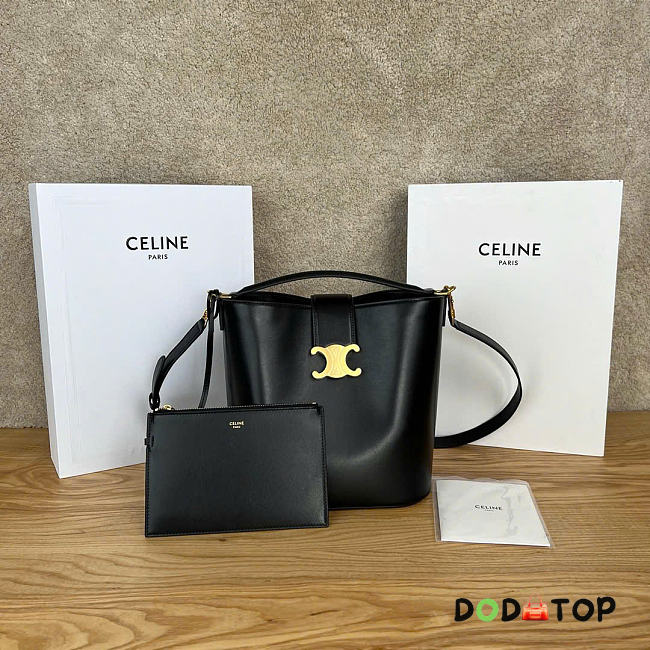 Celine Louise Black Bucket Bag Size 28 x 24 x 16 cm - 1