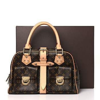 Louis Vuitton Monogram Manhattan GM Size 14 x 24 x 39 cm