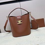 Celine Louise Brown Bucket Bag Size 28 x 24 x 16 cm - 1