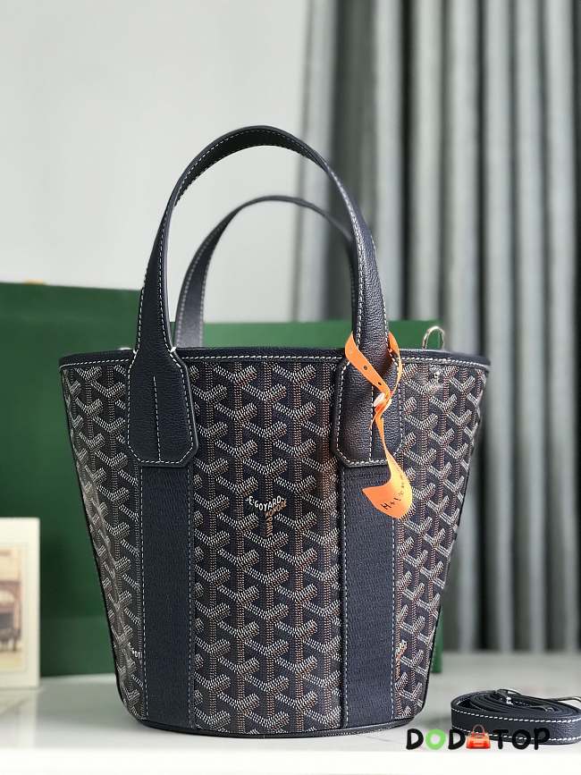 Goyard Belharra PM Bag Navy Blue 18 x 14 x 24 cm - 1