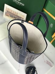 Goyard Belharra PM Bag Navy Blue 18 x 14 x 24 cm - 5