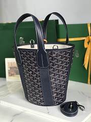 Goyard Belharra PM Bag Navy Blue 18 x 14 x 24 cm - 3