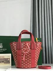 Goyard Belharra PM Bag Red 18 x 14 x 24 cm - 1