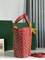 Goyard Belharra PM Bag Red 18 x 14 x 24 cm - 6