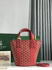 Goyard Belharra PM Bag Red 18 x 14 x 24 cm - 5