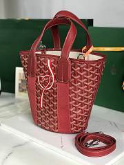 Goyard Belharra PM Bag Red 18 x 14 x 24 cm - 2