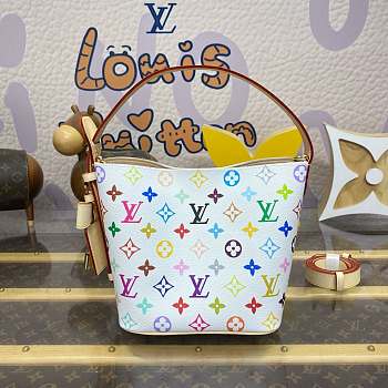 Louis Vuitton LV x TM All In BB M13089 White Bag Size 16 x 12 x 18 cm